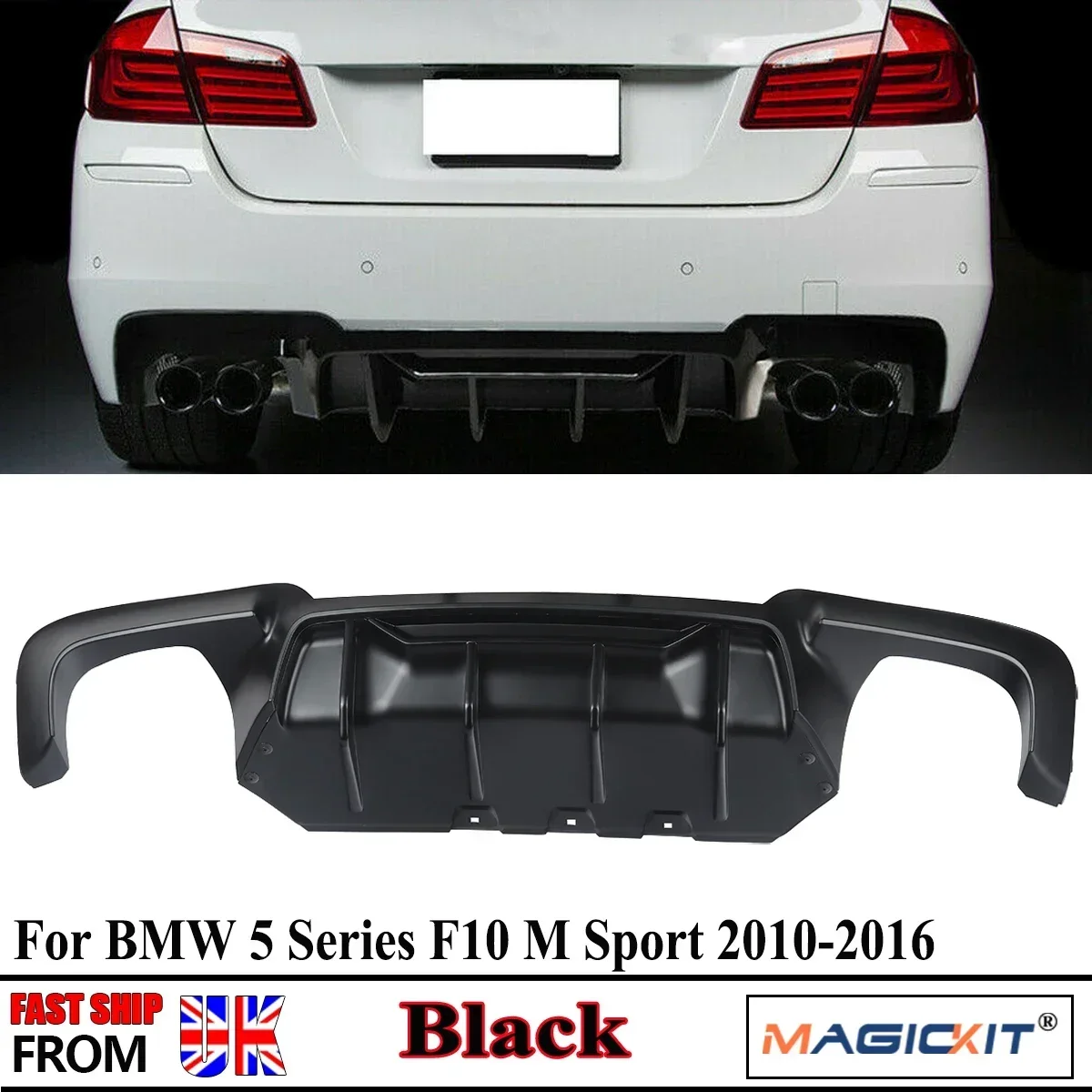 MagicKit For Bmw F10 F11 5 Series Rear Bumper Lip Diffuser 2010-2016 R Style Car Accessories M Sport car Accessories bumpers
MagicKit For Bmw F10 F11 5 Series Rear Bumper Lip Diffuser 2010-2016 R Style Car Accessories M Sport car Accessories bumpers