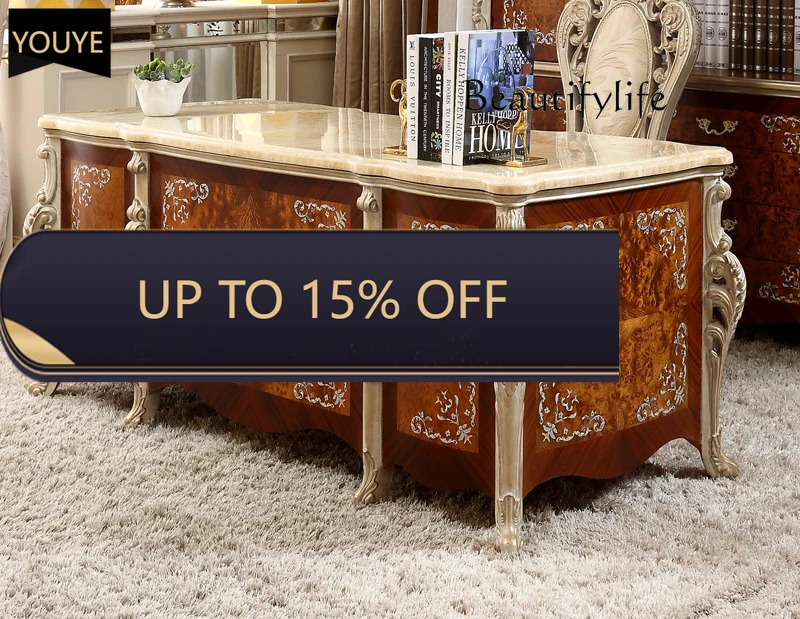 Light Luxury European Study Furniture Solid Wood Hand-carved Marble Writing Table Designer X
Light Luxury European Study Furniture Solid Wood Hand-carved Marble Writing Table Designer X