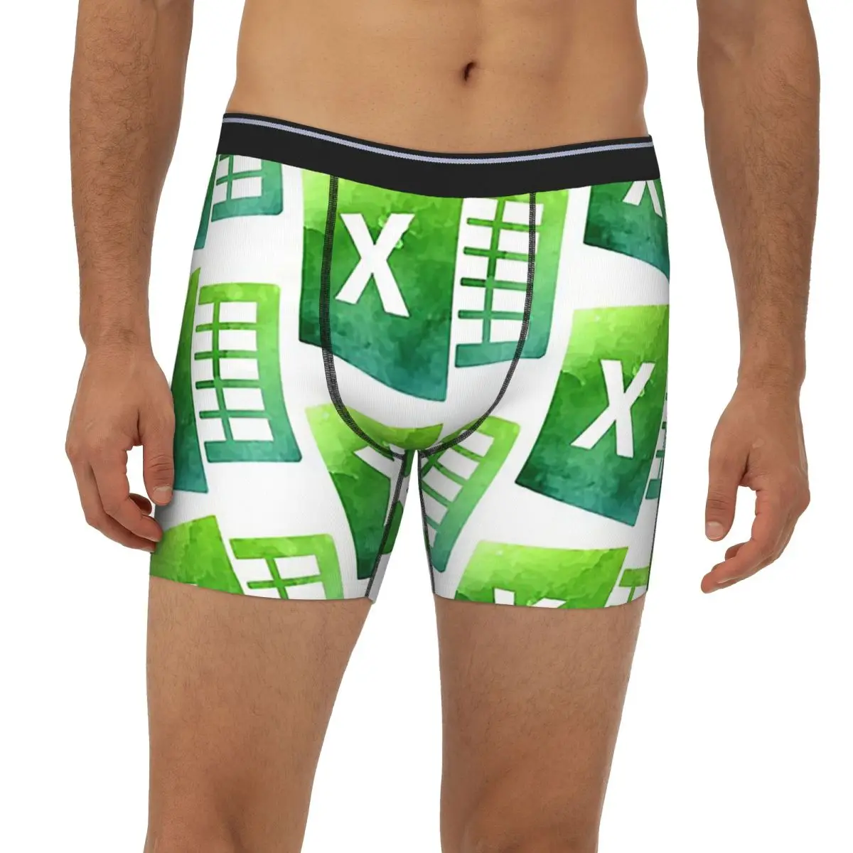Watercolor Excel Logo Long Boxer Underpants Short Men Panties Comfortable Underwear for Homme Man Boyfriend Gifts
Watercolor Excel Logo Long Boxer Underpants Short Men Panties Comfortable Underwear for Homme Man Boyfriend Gifts