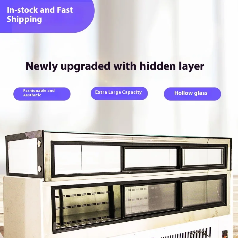 Fenxian Single Layer Air-Cooled Cake Display Cabinet West Point Dessert Mousse Cabinet Customizable Fresh-Keeping Cake Storage
Fenxian Single Layer Air-Cooled Cake Display Cabinet West Point Dessert Mousse Cabinet Customizable Fresh-Keeping Cake Storage