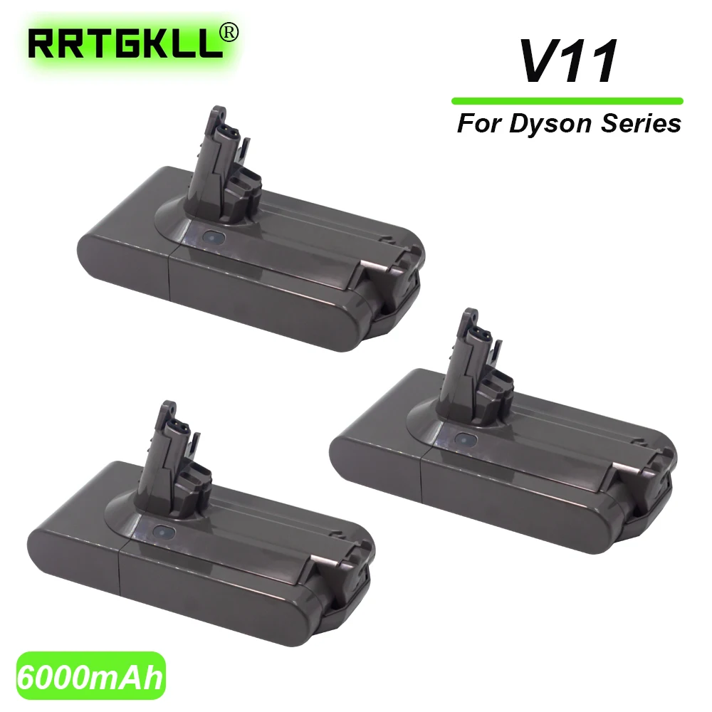 25.2V V11 Rechargeable Battery 6000mAh Suitable ForDyson V11 SV14 Series Vacuum Cleaner Replacement Battery SV15 970145-02
25.2V V11 Rechargeable Battery 6000mAh Suitable ForDyson V11 SV14 Series Vacuum Cleaner Replacement Battery SV15 970145-02