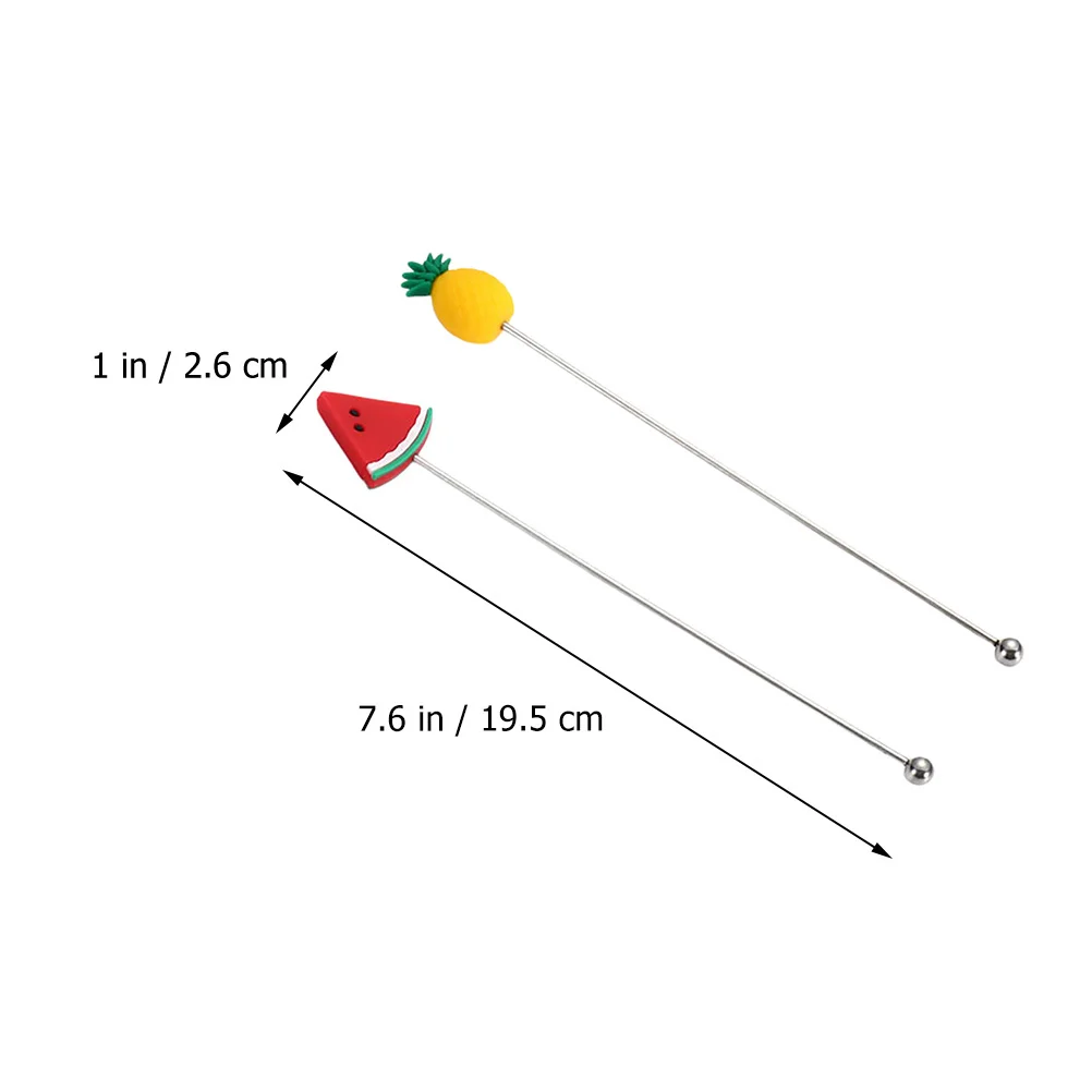 2pcs Fruit Mixing Sticks Reusable Cocktail Stirrers For Bar Party Drinks Long Stirring Rods Decorative Beverage Tools Home
2pcs Fruit Mixing Sticks Reusable Cocktail Stirrers For Bar Party Drinks Long Stirring Rods Decorative Beverage Tools Home