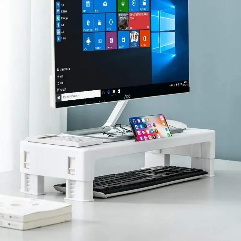 Desktop Computer Monitor Stand Raiser Multi-Function Storage Shelf PC Computer Laptop Holder Heightening Bracket
Desktop Computer Monitor Stand Raiser Multi-Function Storage Shelf PC Computer Laptop Holder Heightening Bracket