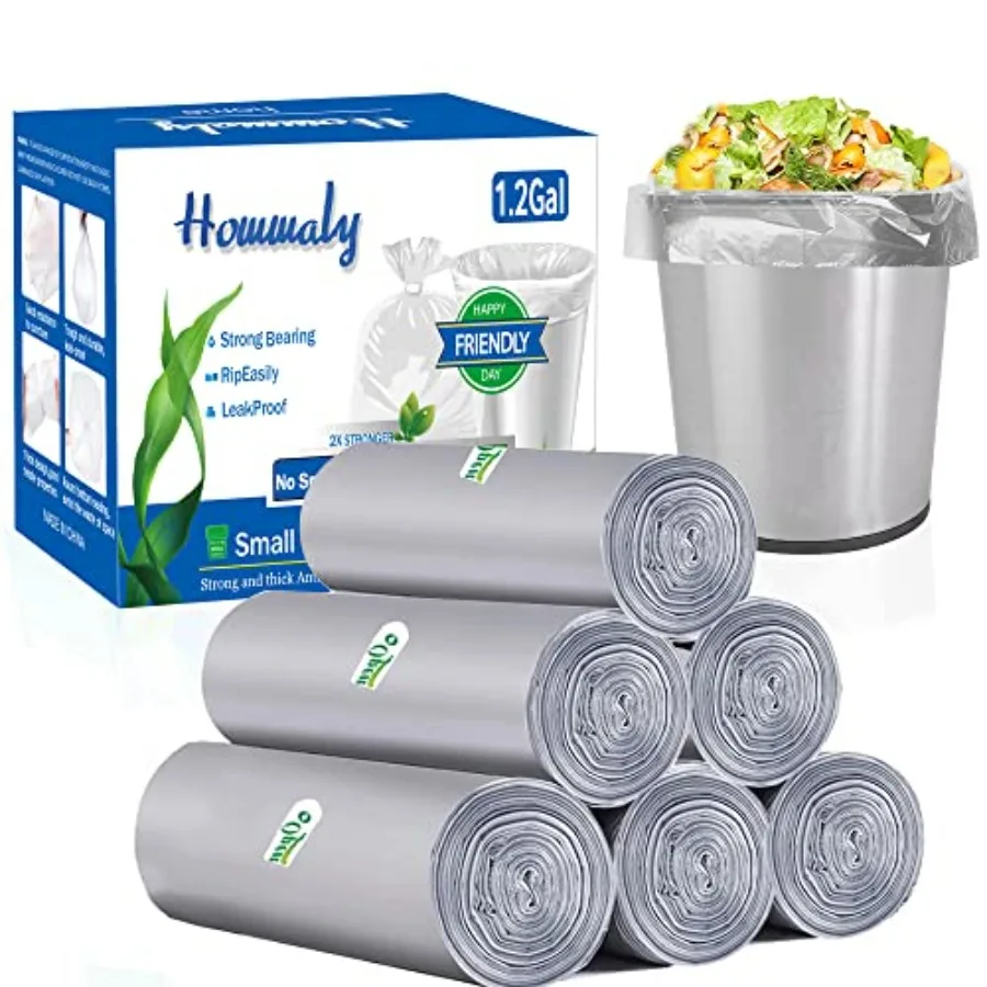 1.2 gallon trash can liners, 300Counts, Small Grey Garbage Bags, Extra Strong 1.2 Gal Trash Bag, Fit 4.5-6 liters trash Bin Lin
1.2 gallon trash can liners, 300Counts, Small Grey Garbage Bags, Extra Strong 1.2 Gal Trash Bag, Fit 4.5-6 liters trash Bin Lin
