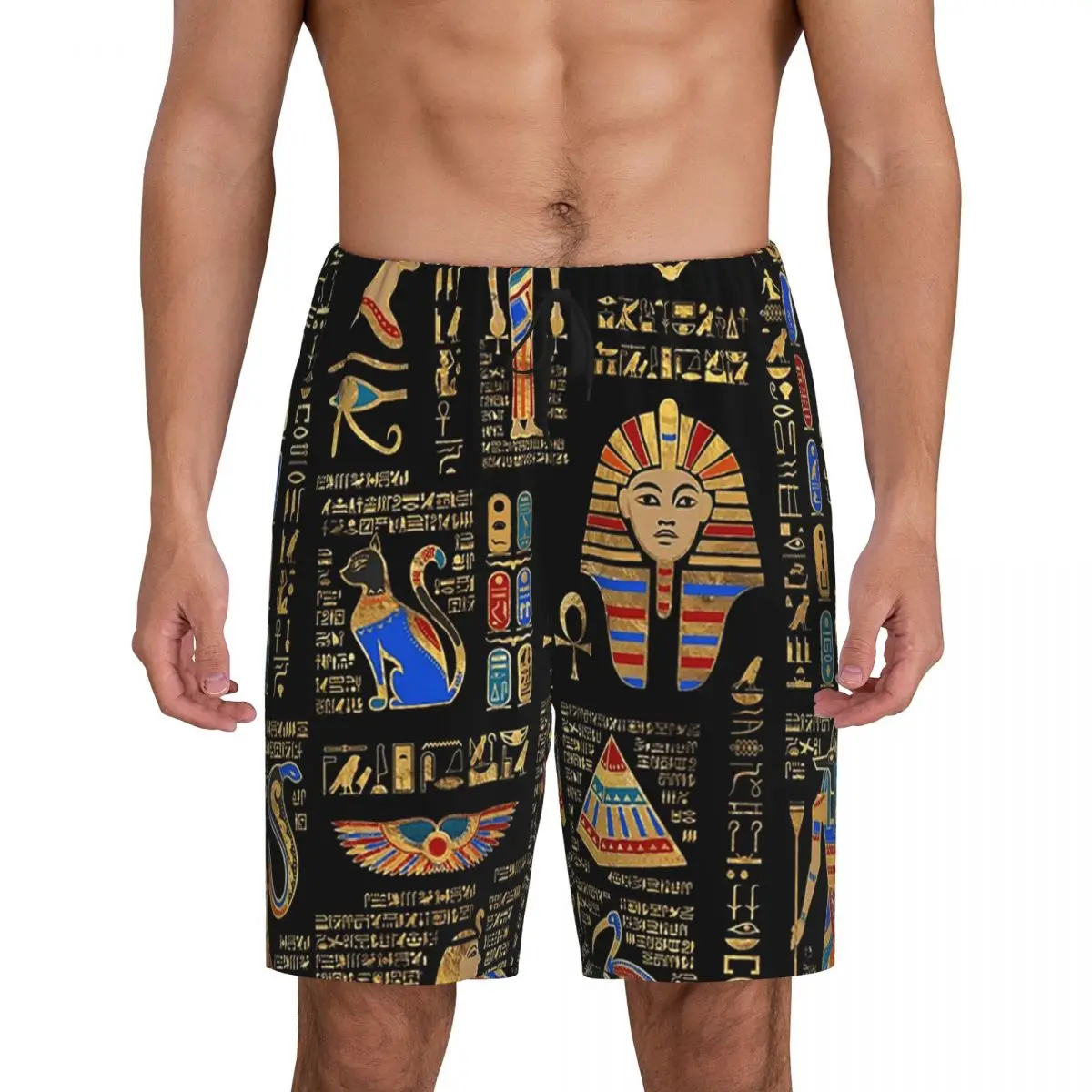 Custom Egyptian Hieroglyphs And Deities Short Pajama Pants Men Sleepwear Sleep Lounge Bottom Shorts Sleeping Pants
Custom Egyptian Hieroglyphs And Deities Short Pajama Pants Men Sleepwear Sleep Lounge Bottom Shorts Sleeping Pants