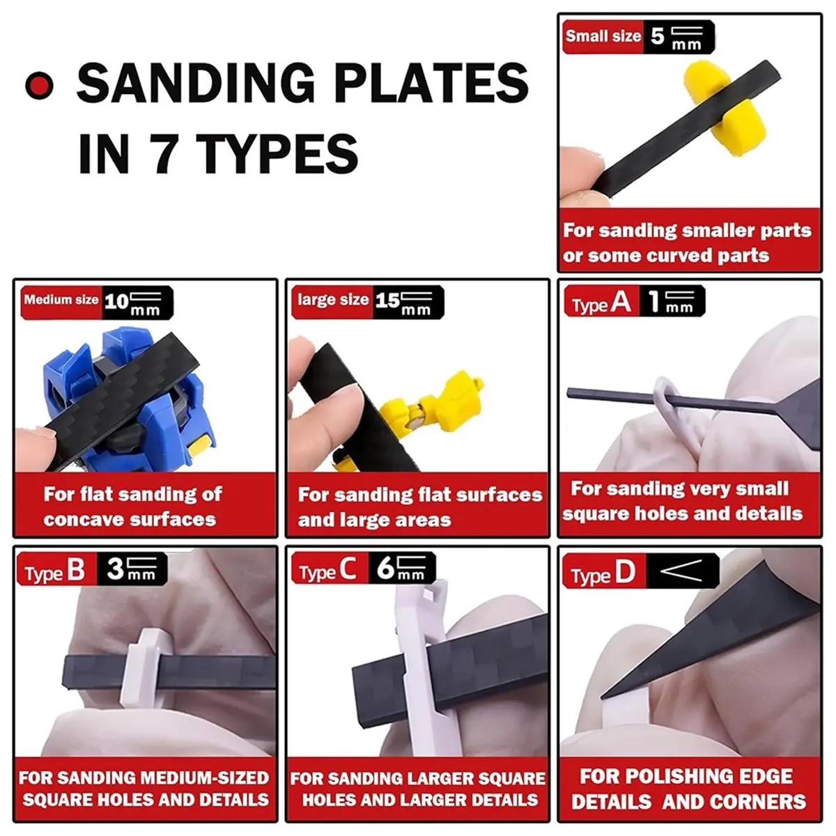 2026 New 7 PCS Carbon Fiber Sanding Sticks Set for Scale Model Grinding & Polishing Tools
2026 New 7 PCS Carbon Fiber Sanding Sticks Set for Scale Model Grinding & Polishing Tools