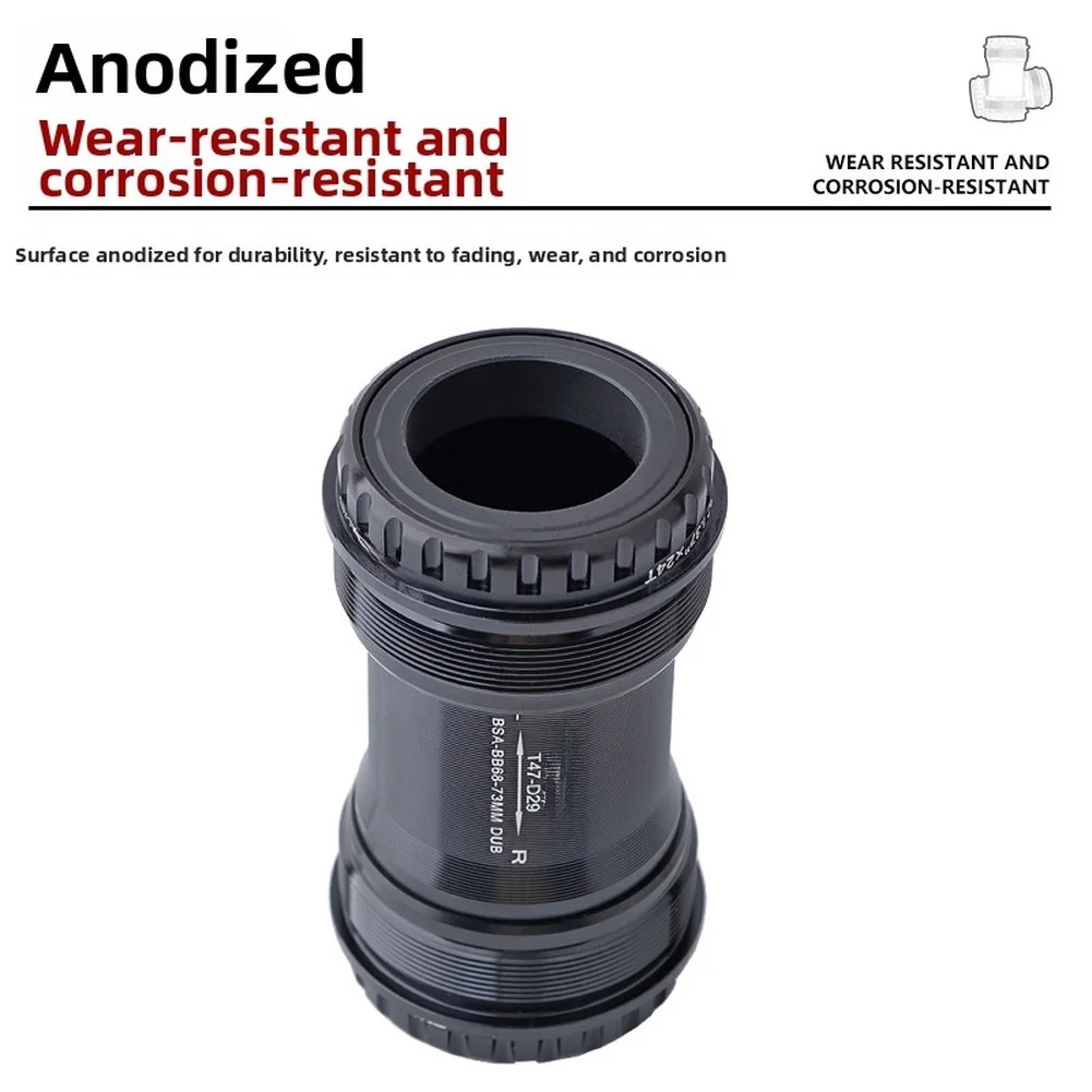 Brand New T47 Bottom Bracket Bicycle BB T47-24mm Road Bike Bottom Bracket T47 Bottom Bracket 68-73MM Bike BB Cer Seal Bearing
Brand New T47 Bottom Bracket Bicycle BB T47-24mm Road Bike Bottom Bracket T47 Bottom Bracket 68-73MM Bike BB Cer Seal Bearing