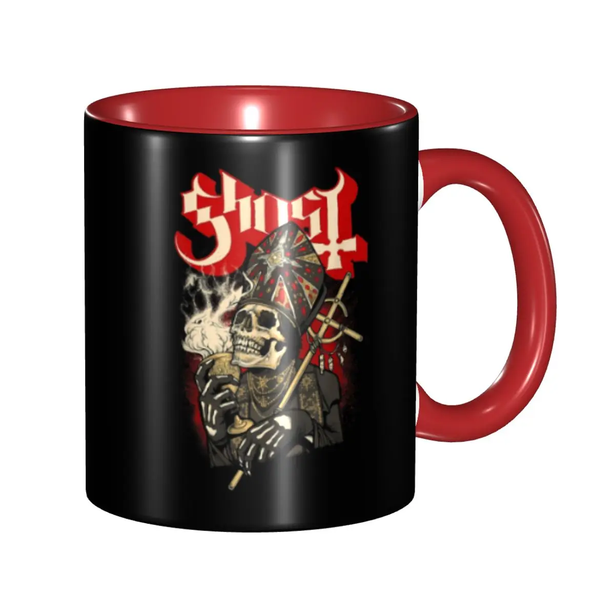 Personalized Ghost Impera Maestro Skull Coffee Mugs DIY Swedish Rock Band Ceramic Tea Milk Cups
Personalized Ghost Impera Maestro Skull Coffee Mugs DIY Swedish Rock Band Ceramic Tea Milk Cups