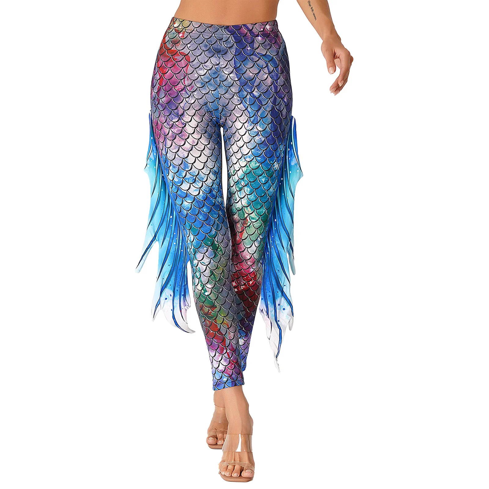 2024 Womens Mermaid Party Cosplay Pants Fashion Fish Scale 3D Printed Dance Yoga Leggings Pants High Waist Pencil Pants Trousers
2024 Womens Mermaid Party Cosplay Pants Fashion Fish Scale 3D Printed Dance Yoga Leggings Pants High Waist Pencil Pants Trousers