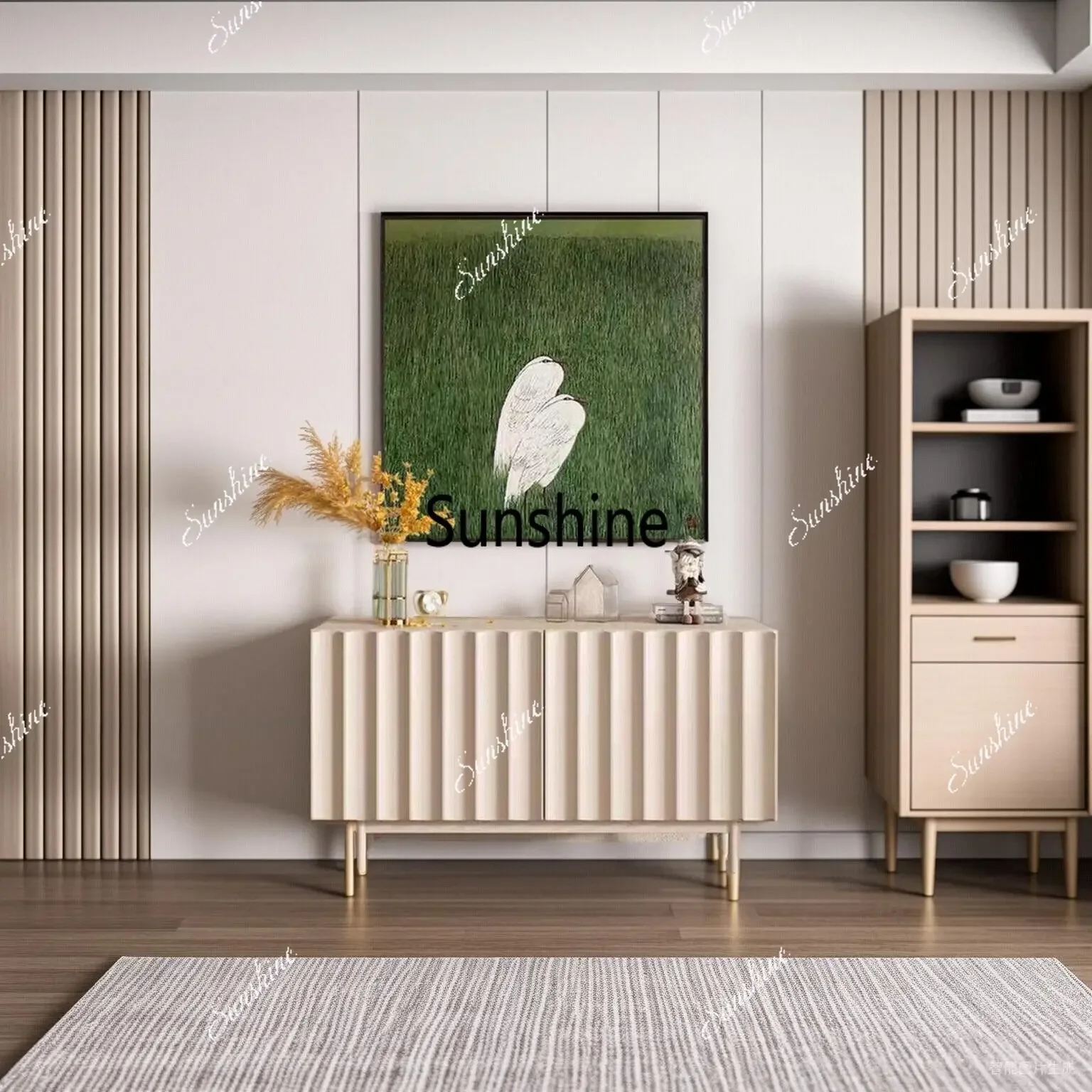 Cream wind light luxury locker modern simple white TV cabinet
Cream wind light luxury locker modern simple white TV cabinet