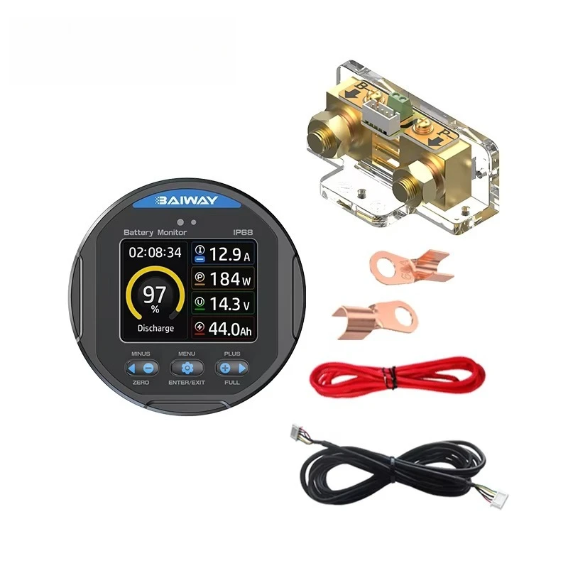TR24 IP68waterproof 8-100V 0-500A Universal Car Battery Monitor Charge Discharge Voltage Battery Capacity Indicator Tester Meter
TR24 IP68waterproof 8-100V 0-500A Universal Car Battery Monitor Charge Discharge Voltage Battery Capacity Indicator Tester Meter