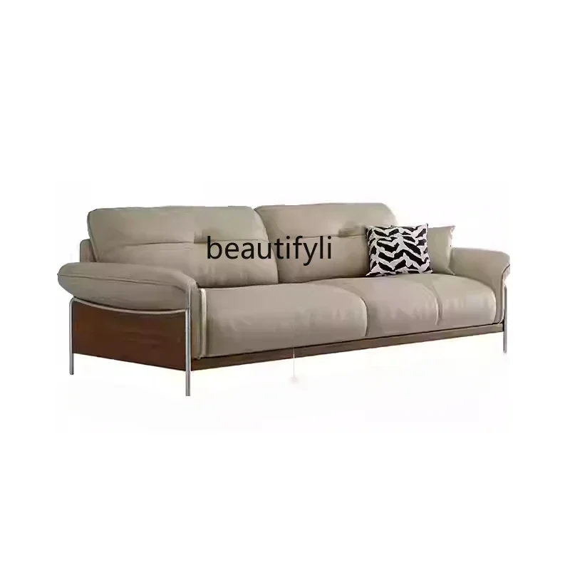 xzzS Medieval leather Italian minimalist straight row sofa retro double small apartment living room first layer cowhide sofa
xzzS Medieval leather Italian minimalist straight row sofa retro double small apartment living room first layer cowhide sofa
