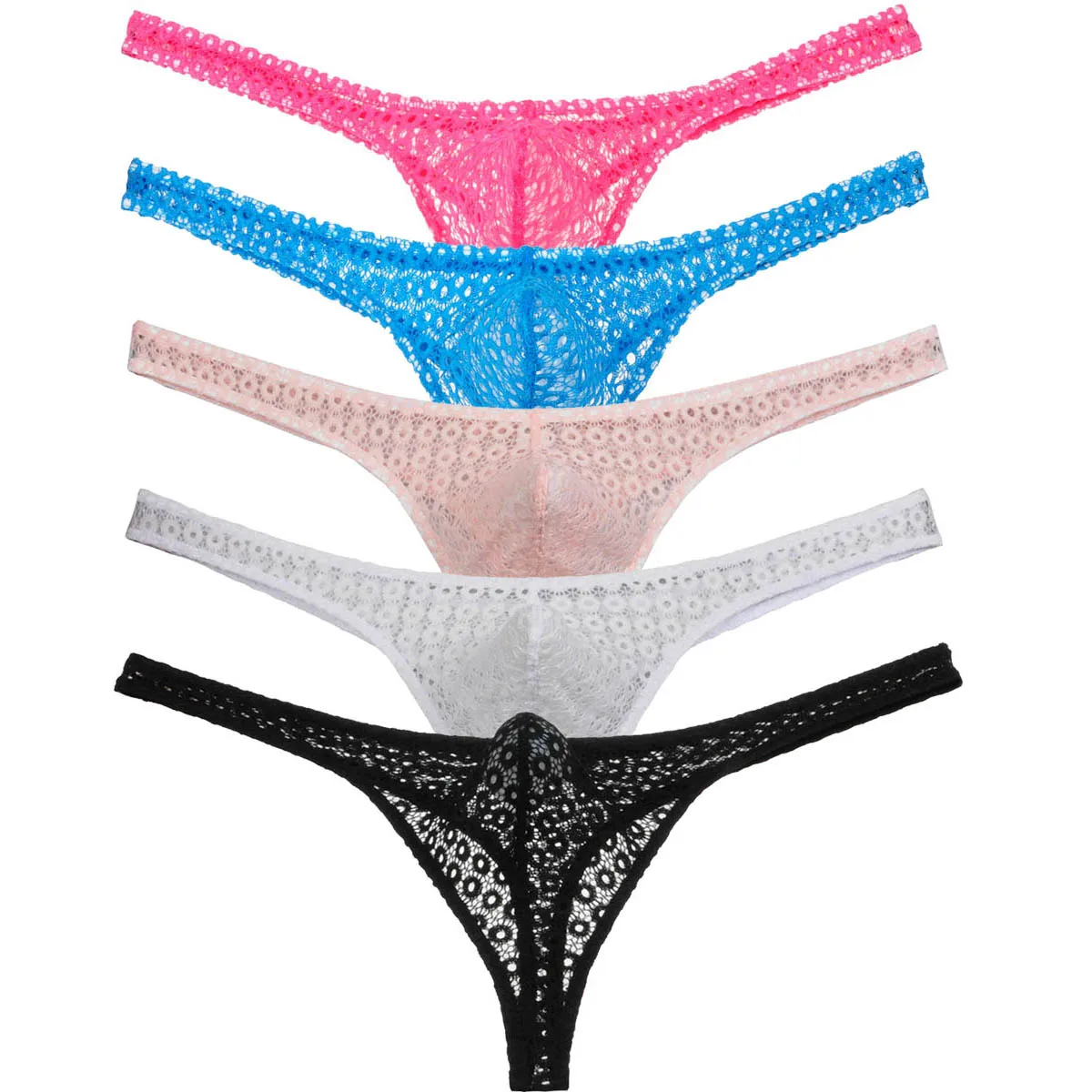 Men's Sheer Lace Jacquard Thong Sexy Underwear Male Mini Bikini Briefs See-through Bulge Pouch Beach Trunks Comfy Sissy Panties
Men's Sheer Lace Jacquard Thong Sexy Underwear Male Mini Bikini Briefs See-through Bulge Pouch Beach Trunks Comfy Sissy Panties