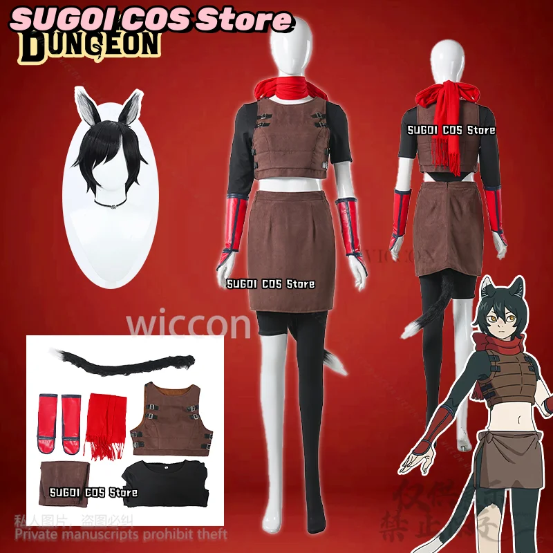 Fantasia Izutsumi Cosplay Furry Costume Anime Delicious In Dungeon Costume Wig Tail Ear Halloween Christmas Gifts Cos Customized
Fantasia Izutsumi Cosplay Furry Costume Anime Delicious In Dungeon Costume Wig Tail Ear Halloween Christmas Gifts Cos Customized