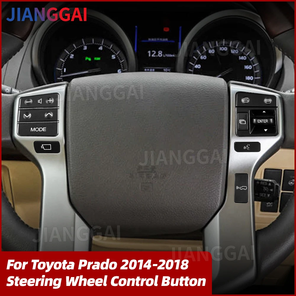 Multifunction Steering Wheel Control Button Fit For Toyota Prado 2010-2016 High-spec Land Cruiser Prado 2010-2017 8425060180
Multifunction Steering Wheel Control Button Fit For Toyota Prado 2010-2016 High-spec Land Cruiser Prado 2010-2017 8425060180
