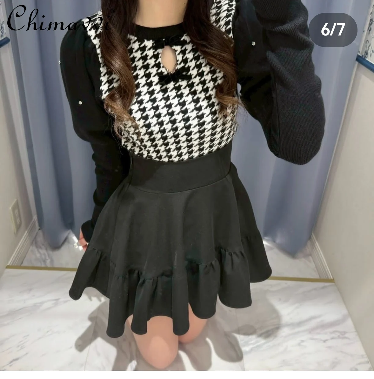 Spring Autumn New Women's Sweet Casual Sweaters Japanese Style Cute Bow Hollow Out Knitted Pullover Daily Basic Knitted Tops
Spring Autumn New Women's Sweet Casual Sweaters Japanese Style Cute Bow Hollow Out Knitted Pullover Daily Basic Knitted Tops