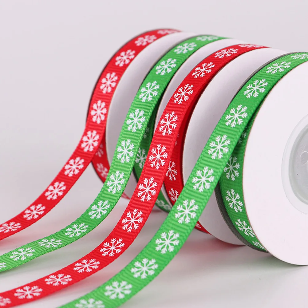 4 Rolls Snowflake Ribbon Bright Color Pattern for Gift Wrapping Party Supplies Holiday Packages Birthday Presents Craft Sewing
4 Rolls Snowflake Ribbon Bright Color Pattern for Gift Wrapping Party Supplies Holiday Packages Birthday Presents Craft Sewing
