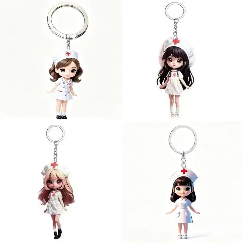 Nurse doll keychain, acrylic pendant, backpack decoration bedroom, medical student art collection commemorative gift
Nurse doll keychain, acrylic pendant, backpack decoration bedroom, medical student art collection commemorative gift