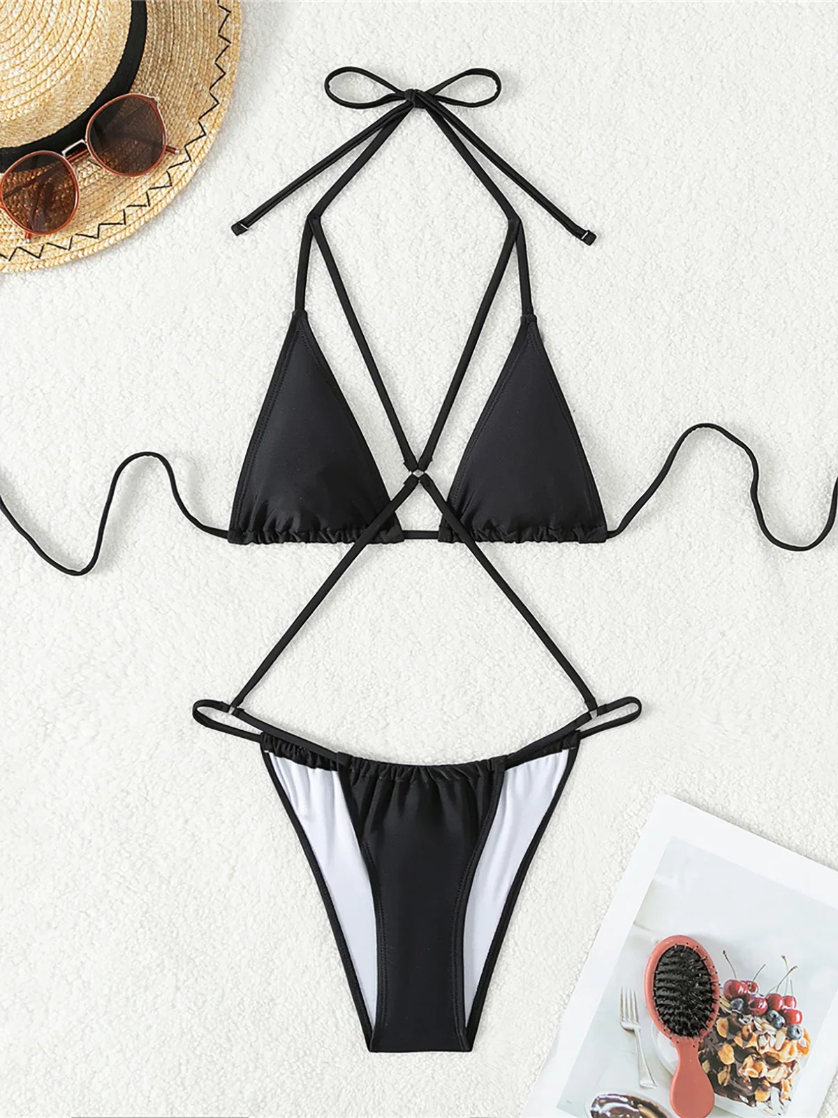 Sexy Solid Tummy Cut Out Halter One Piece Swimsuit Women Swimwear Female Monokini High Leg Cut Bather Bathing Suit Swim K6017
Sexy Solid Tummy Cut Out Halter One Piece Swimsuit Women Swimwear Female Monokini High Leg Cut Bather Bathing Suit Swim K6017