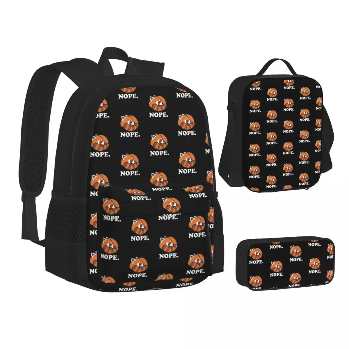 Red Panda Animal Backpacks Boys Girls Bookbag Children School Bags Kids Rucksack Lunch Bag Pen Bag Three-Piece Set
Red Panda Animal Backpacks Boys Girls Bookbag Children School Bags Kids Rucksack Lunch Bag Pen Bag Three-Piece Set
