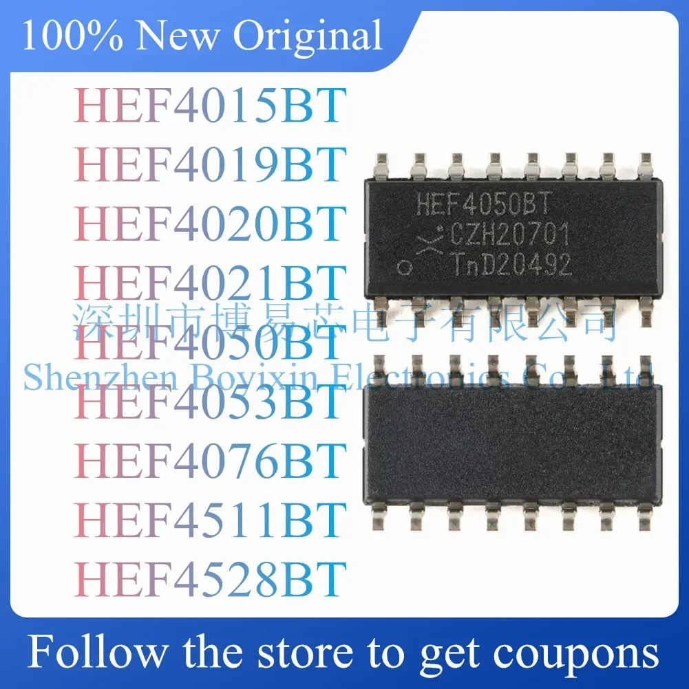 NEW HEF4015BT HEF4019BT HEF4020BT HEF4021BT HEF4050BT HEF4053BT HEF4076BT HEF4511BT HEF4528BT Original Product
NEW HEF4015BT HEF4019BT HEF4020BT HEF4021BT HEF4050BT HEF4053BT HEF4076BT HEF4511BT HEF4528BT Original Product