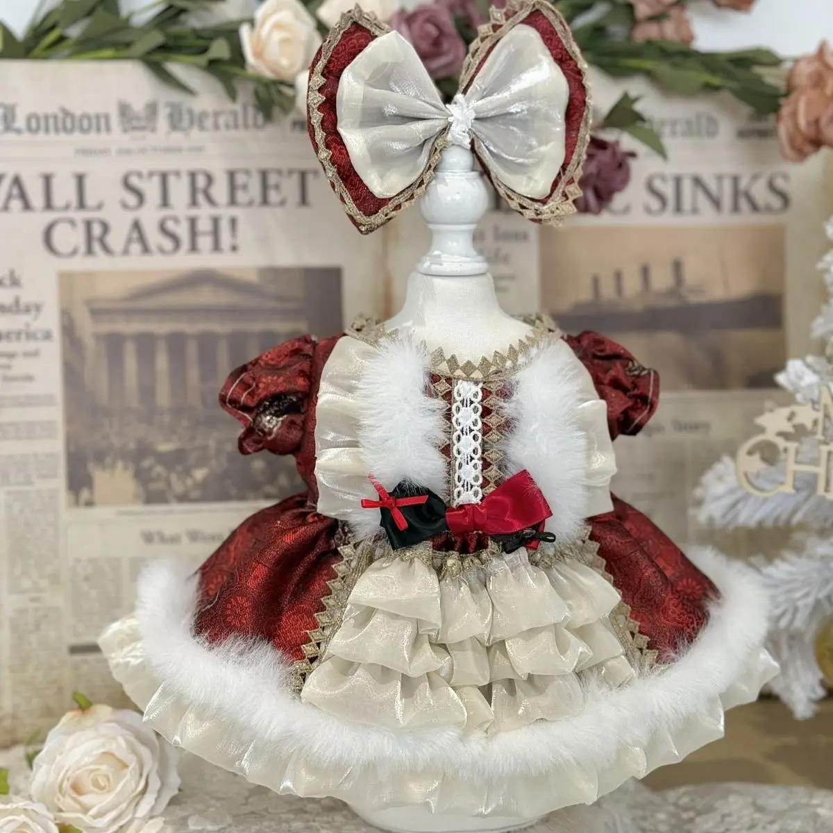 Рождественская кукла, одежда для куклы Labubu 17 см, дизайнерская роскошная французская рождественская кукла, классическое дворцовое платье, аксессуары для куклы
Рождественская кукла, одежда для куклы Labubu 17 см, дизайнерская роскошная французская рождественская кукла, классическое дворцовое платье, аксессуары для куклы