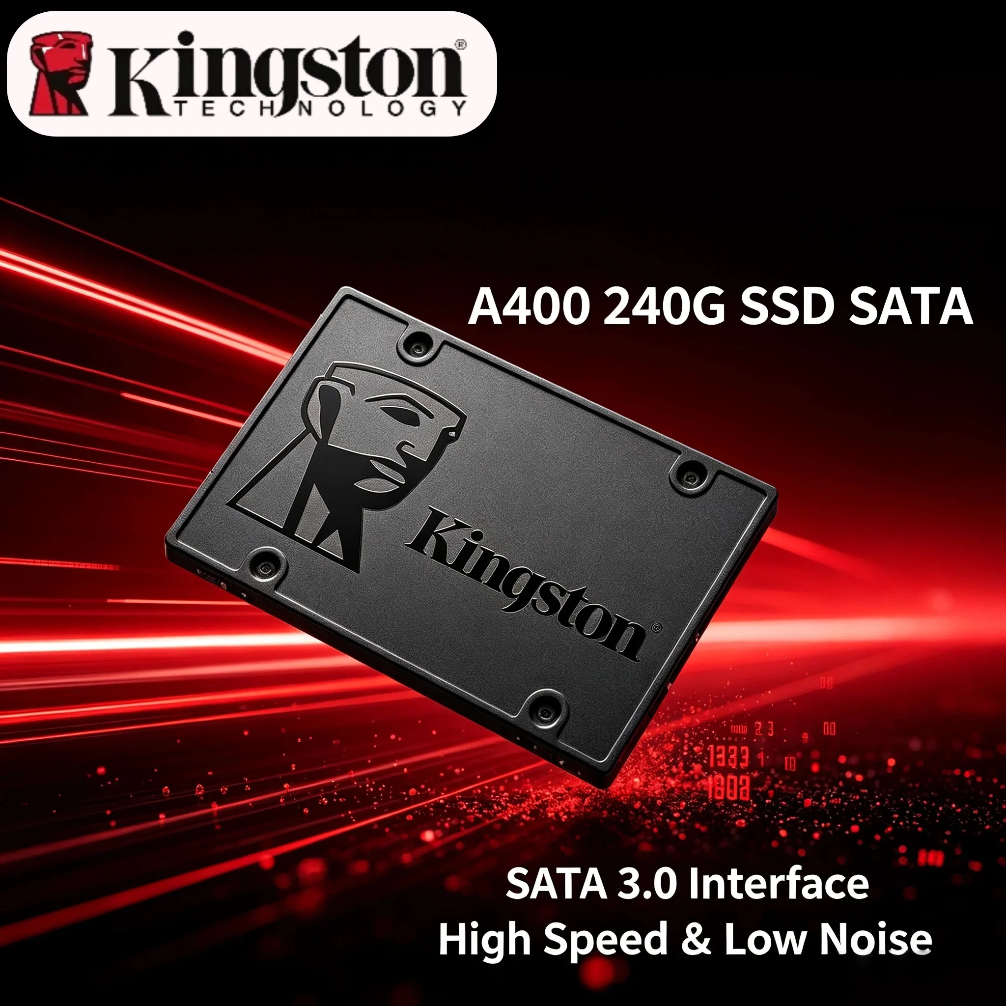 Kingston A400 960GB 480GB 240GB 120GB SATA III 2.5 Inch Internal Solid State Drive for PC Laptop High Speed Max
Kingston A400 960GB 480GB 240GB 120GB SATA III 2.5 Inch Internal Solid State Drive for PC Laptop High Speed Max