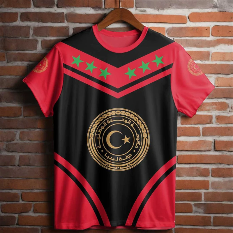 Libya Flag Men's T-shirt Forest Camouflage Print Clothes Ropa Hombre LBA Libyan Emblem Gaphic O-neck Oversized Fashion Male Tops
Libya Flag Men's T-shirt Forest Camouflage Print Clothes Ropa Hombre LBA Libyan Emblem Gaphic O-neck Oversized Fashion Male Tops