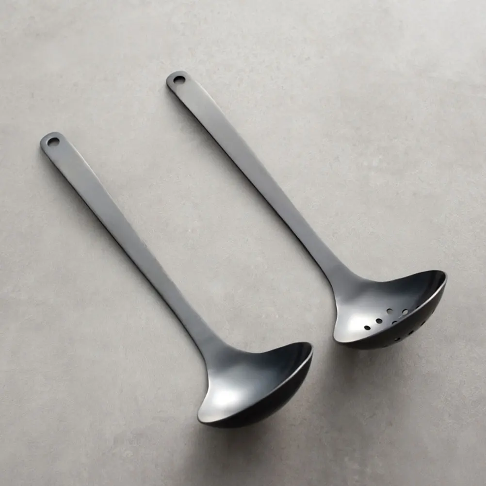 Soup Ladle Stainless Steel Kitchen Tool Ergonomic H Black Metal Sauce Cooking Utensil Soup Spoon Ramen Ladle Small
Soup Ladle Stainless Steel Kitchen Tool Ergonomic H Black Metal Sauce Cooking Utensil Soup Spoon Ramen Ladle Small