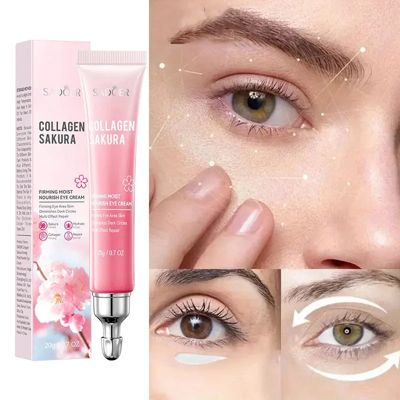 New Upgraded Sakura Firming Eye Cream Reduces Fine Lines Dark Circles Swelling Moisturizes The Eye Area Collagen-rich Eye Serum
New Upgraded Sakura Firming Eye Cream Reduces Fine Lines Dark Circles Swelling Moisturizes The Eye Area Collagen-rich Eye Serum