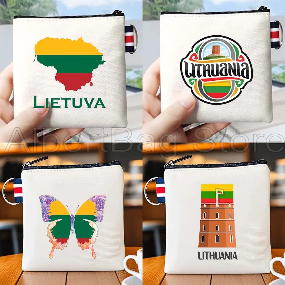 Lithuania Flag Map Lithuanian Travel Souvenir Gifts Canvas Coin Purse Bag Small Square Key Storage Card Bag Cotton Wallet Pouch 
Lithuania Flag Map Lithuanian Travel Souvenir Gifts Canvas Coin Purse Bag Small Square Key Storage Card Bag Cotton Wallet Pouch