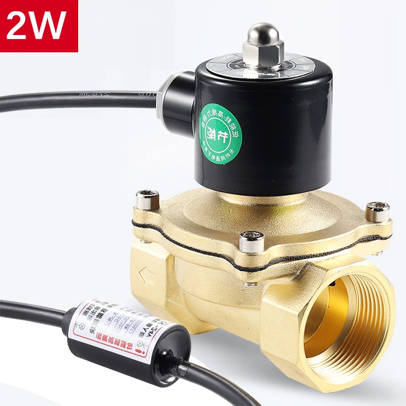 2W Energy Saving Solenoid Valve 1/4" 3/8" 1/2" 3/4" 1" DN8/10/15/20/25/50 Normally Closed for Water Oil Air 24V 220V No Fever
2W Energy Saving Solenoid Valve 1/4" 3/8" 1/2" 3/4" 1" DN8/10/15/20/25/50 Normally Closed for Water Oil Air 24V 220V No Fever