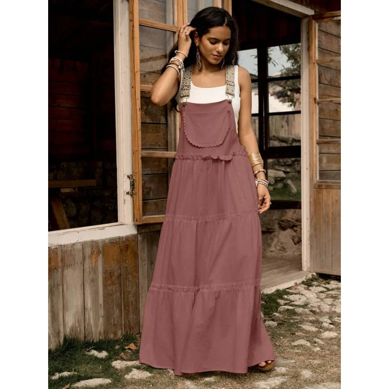 Vintage Floral Print Suspender Skirt Women's Fashion Spring Season Four Seasons Adjustable Strap Midi Skirt
Vintage Floral Print Suspender Skirt Women's Fashion Spring Season Four Seasons Adjustable Strap Midi Skirt