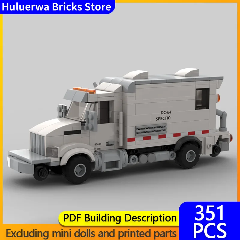 Модель городской автомобиль MOC, строительные кирпичи, грузовик для осмотра железной дороги, модульная технология, детские праздничные подарки, сборка игрушек, костюм 
Модель городской автомобиль MOC, строительные кирпичи, грузовик для осмотра железной дороги, модульная технология, детские праздничные подарки, сборка игрушек, костюм