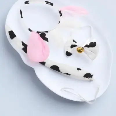 1Set Animal Ear Headband Set Cow Costume Accessories with Elastic Band for Birthday Halloween Costume Party Family Gathering Fun
1Set Animal Ear Headband Set Cow Costume Accessories with Elastic Band for Birthday Halloween Costume Party Family Gathering Fun
