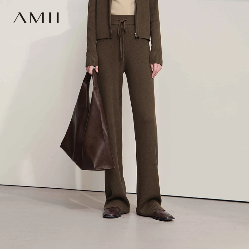 Женские брюки AMII, осень 2023, новые минималистичные однотонные повседневные женские брюки, универсальные широкие женские брюки12543129
Женские брюки AMII, осень 2023, новые минималистичные однотонные повседневные женские брюки, универсальные широкие женские брюки12543129