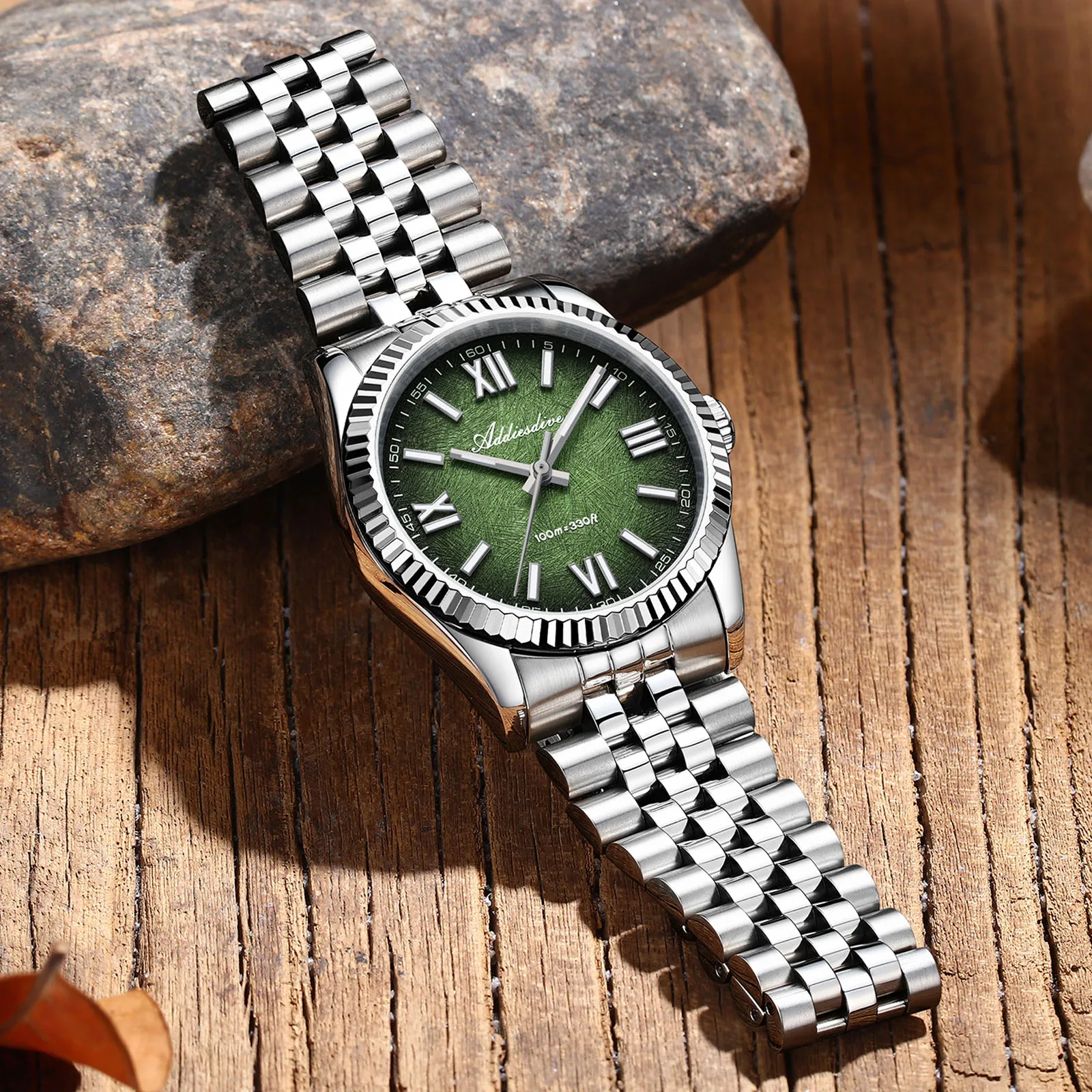 ADDIESDIVE Colorful Dial Reloj Hombr Quartz Watch For Men Waterproof VH31 Sapphire Reloj Hombre 36mm NEW Stainless Steel Watches
ADDIESDIVE Colorful Dial Reloj Hombr Quartz Watch For Men Waterproof VH31 Sapphire Reloj Hombre 36mm NEW Stainless Steel Watches