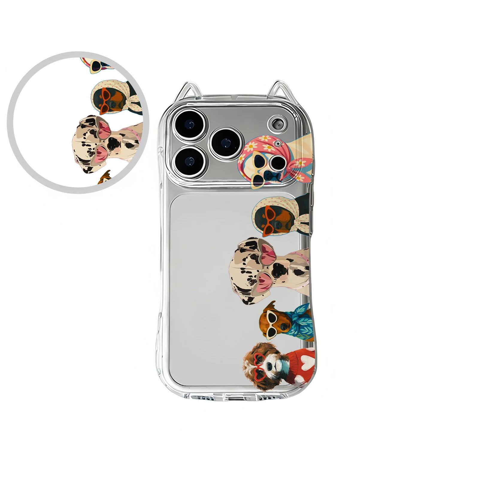 Cartoon Cool Puppy Fashion Show Phone Case for IPhone Air 17 Pro Max 16 Plus 15 14 13 12 11 Pro Max Cat Ears Soft Back Cover
Cartoon Cool Puppy Fashion Show Phone Case for IPhone Air 17 Pro Max 16 Plus 15 14 13 12 11 Pro Max Cat Ears Soft Back Cover