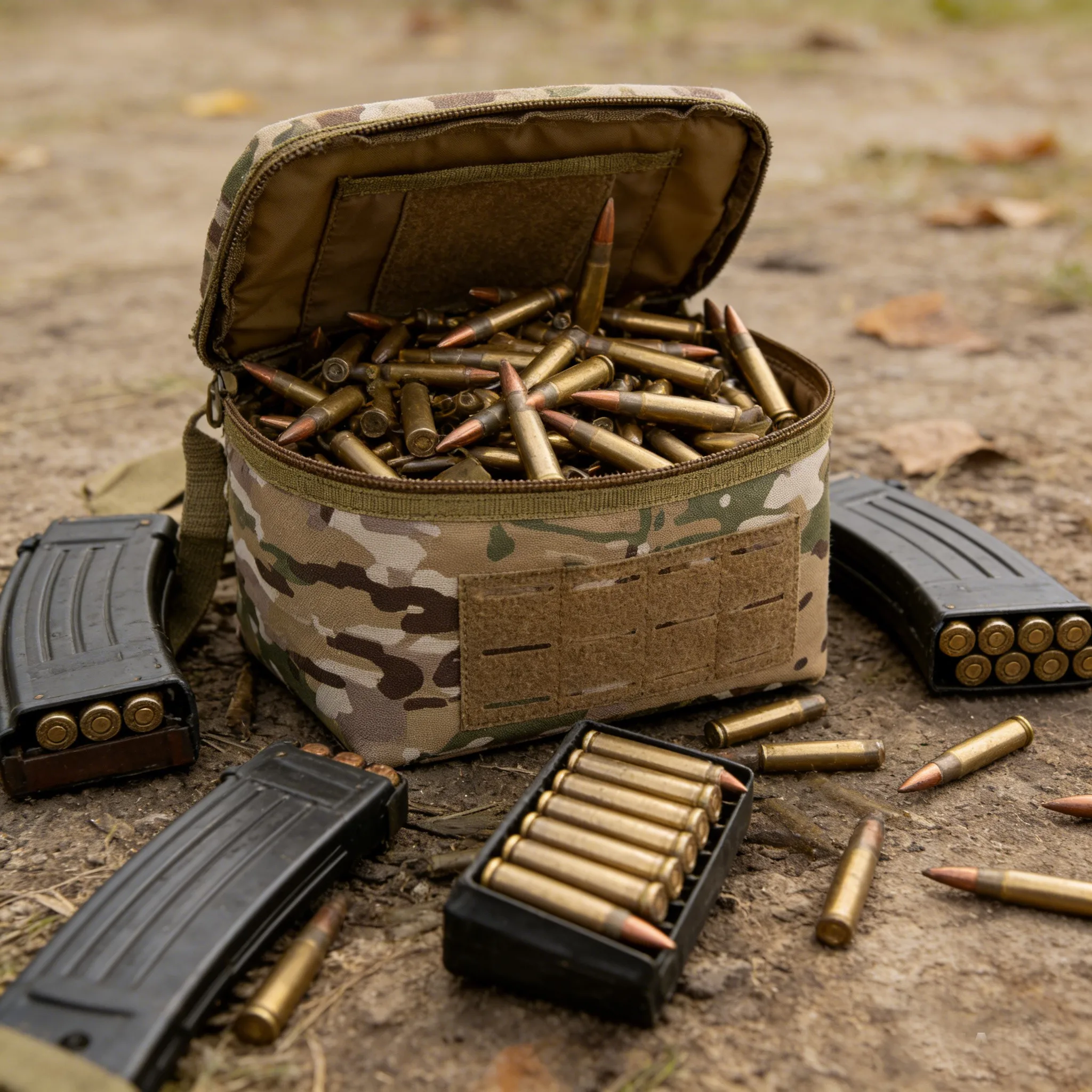Portable Rifle Cartridge Bag Detachable Inner Space Ammunition Box Outdoor Tactical EDC Tools Handbag Hunting Ammo Bag
Portable Rifle Cartridge Bag Detachable Inner Space Ammunition Box Outdoor Tactical EDC Tools Handbag Hunting Ammo Bag