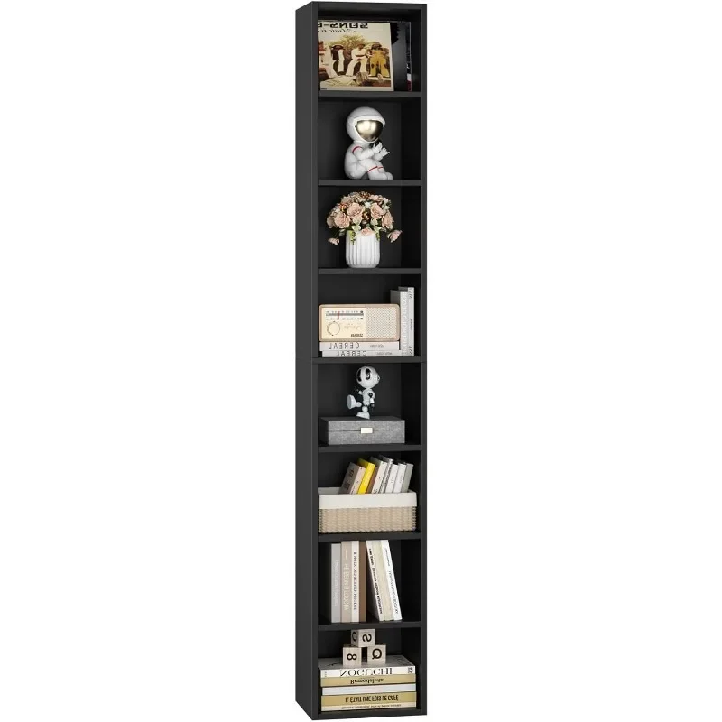 8-Tier Media Tower Rack, CD DVD Slim Storage Cabinet with Adjustable Shelves, Tall Narrow Bookcase Display Bookshelf for Home
8-Tier Media Tower Rack, CD DVD Slim Storage Cabinet with Adjustable Shelves, Tall Narrow Bookcase Display Bookshelf for Home