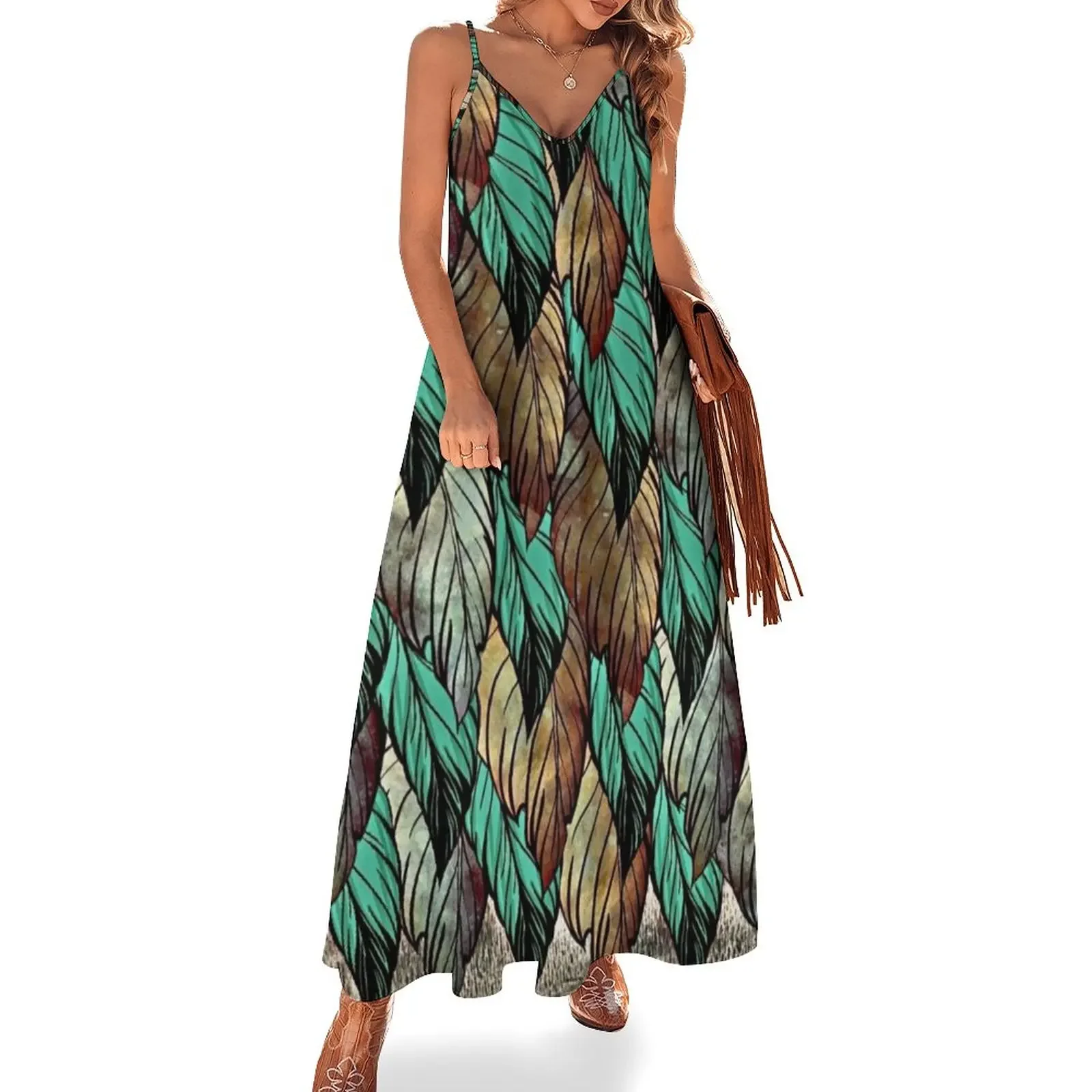 Dirty Pigeon Sleeveless Dress loose women's dress Long dresses Women's summer dress
Dirty Pigeon Sleeveless Dress loose women's dress Long dresses Women's summer dress