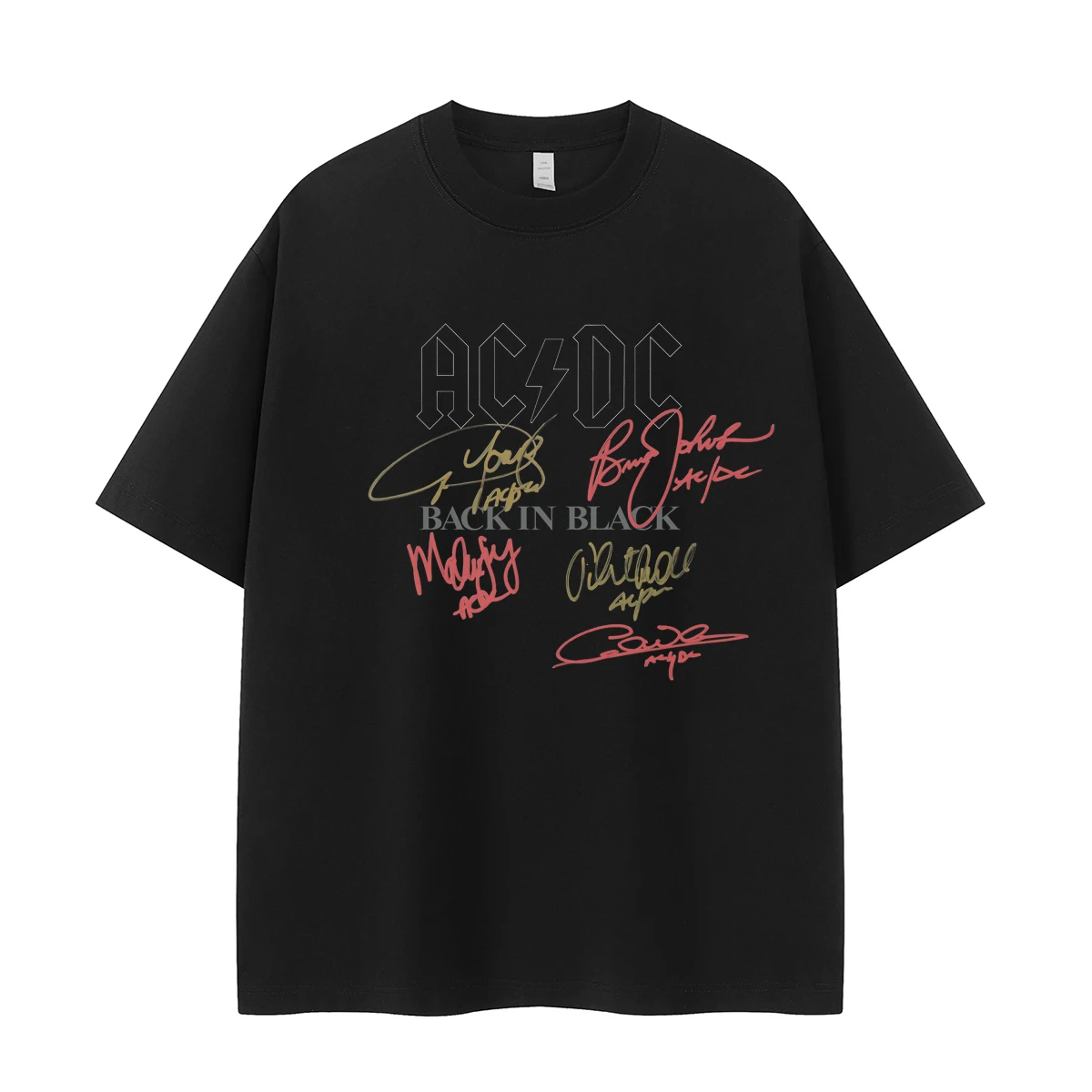 AC/DC Band's Retro English Letter American Street Vtg Off-the-shoulder Pure Cotton Round-neck Rock Short-sleeved T-shirt
AC/DC Band's Retro English Letter American Street Vtg Off-the-shoulder Pure Cotton Round-neck Rock Short-sleeved T-shirt