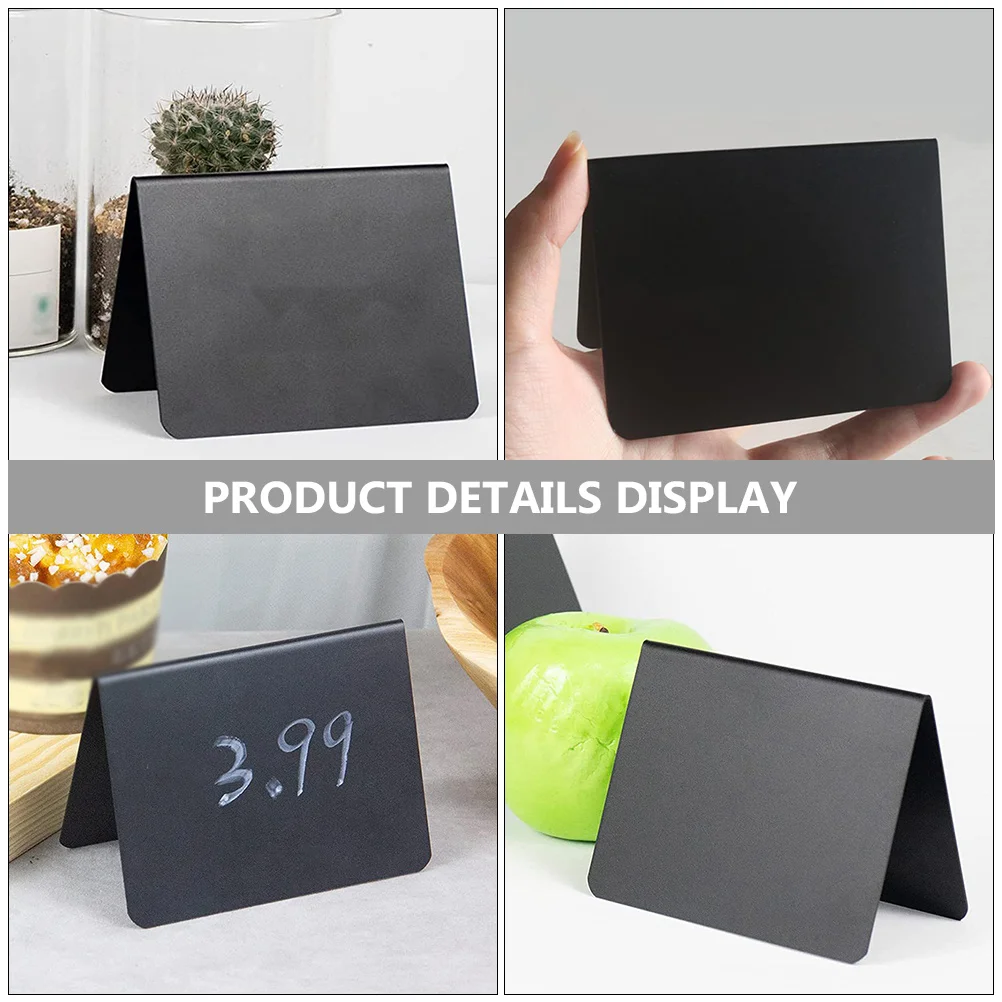 10pcs Writing Board Price Signs Mini Chalkboard Tabletop Message Board Stand Memo Buffet Party Wedding Event Label Small
10pcs Writing Board Price Signs Mini Chalkboard Tabletop Message Board Stand Memo Buffet Party Wedding Event Label Small