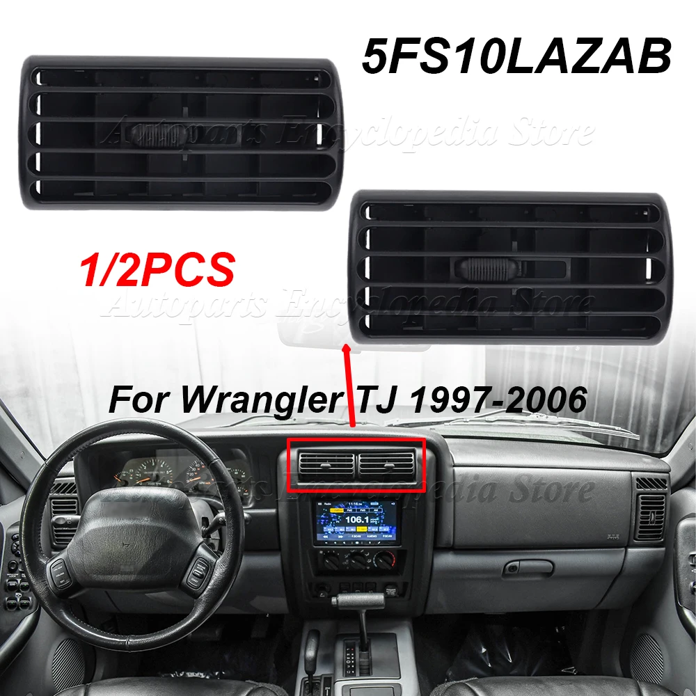 5FS10LAZAB приборная панель, центральная вентиляционная панель кондиционера для Jeep Cherokee 1997-2001 для Wrangler TJ 1997-2006, решетка переменного тока
5FS10LAZAB приборная панель, центральная вентиляционная панель кондиционера для Jeep Cherokee 1997-2001 для Wrangler TJ 1997-2006, решетка переменного тока