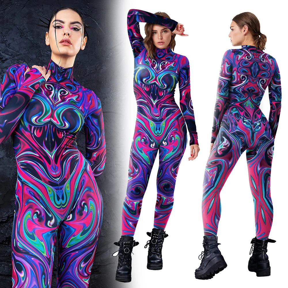Halloween Print Horror Human Ghost Punk Style Performance Costume Carnival Party Fancy Dress Full Sleeve Jumpsuits 2024
Halloween Print Horror Human Ghost Punk Style Performance Costume Carnival Party Fancy Dress Full Sleeve Jumpsuits 2024