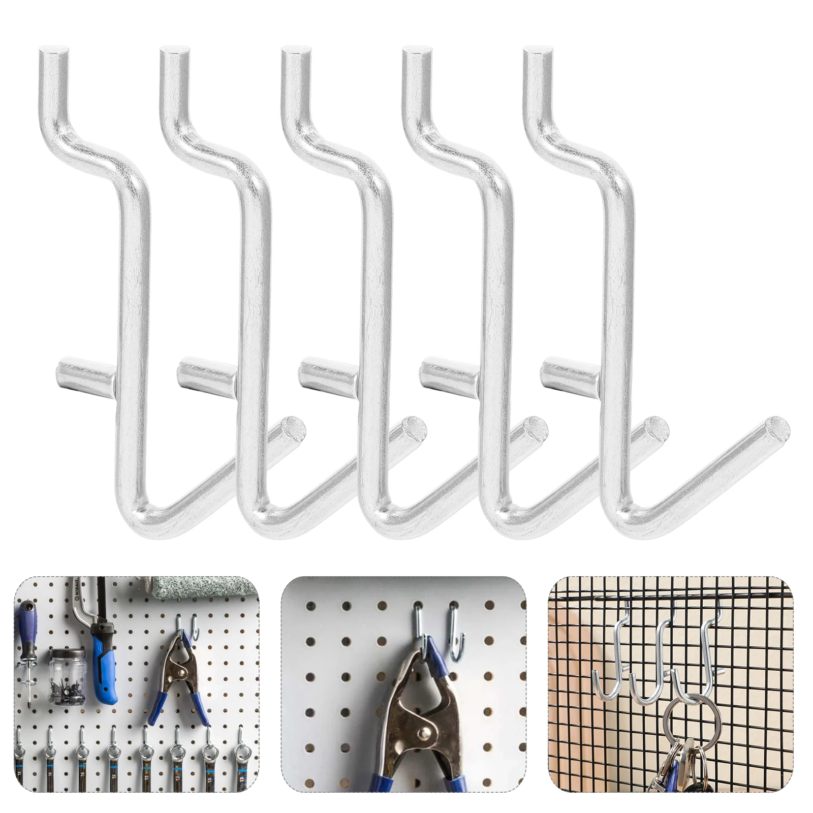 20pcs Duty Hardware Hooks for Pegboard Organizers Strong Utility Hangers Metal Hangers Ideal Home Garage Shop
20pcs Duty Hardware Hooks for Pegboard Organizers Strong Utility Hangers Metal Hangers Ideal Home Garage Shop