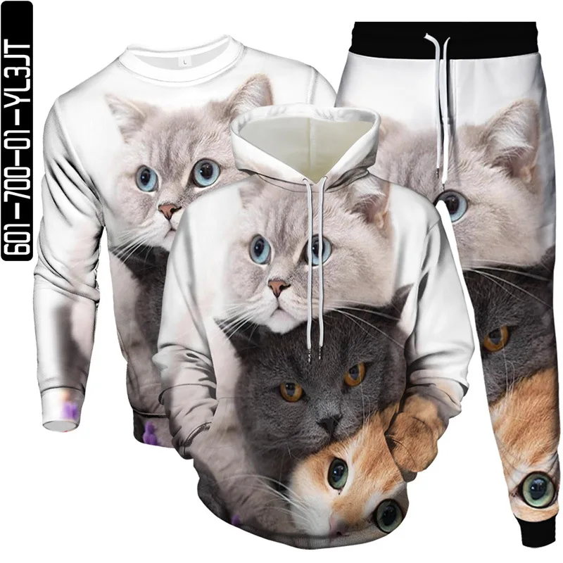 2025 New Men's Tracksuit Break Hole Animal Cat 3D Print Clothes Suit Male Hoodie Sweatshirt Pants 3 Piece Set Large Size 5XL 6XL
2025 New Men's Tracksuit Break Hole Animal Cat 3D Print Clothes Suit Male Hoodie Sweatshirt Pants 3 Piece Set Large Size 5XL 6XL