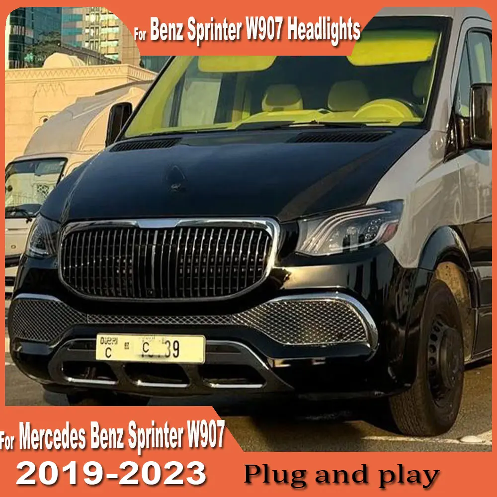 LED Car Headlight For Benz Sprinter LED Headlight W907 2019 2020 2021 2022 2023 Modified Front DRL Signal Lights Car Accessories
LED Car Headlight For Benz Sprinter LED Headlight W907 2019 2020 2021 2022 2023 Modified Front DRL Signal Lights Car Accessories