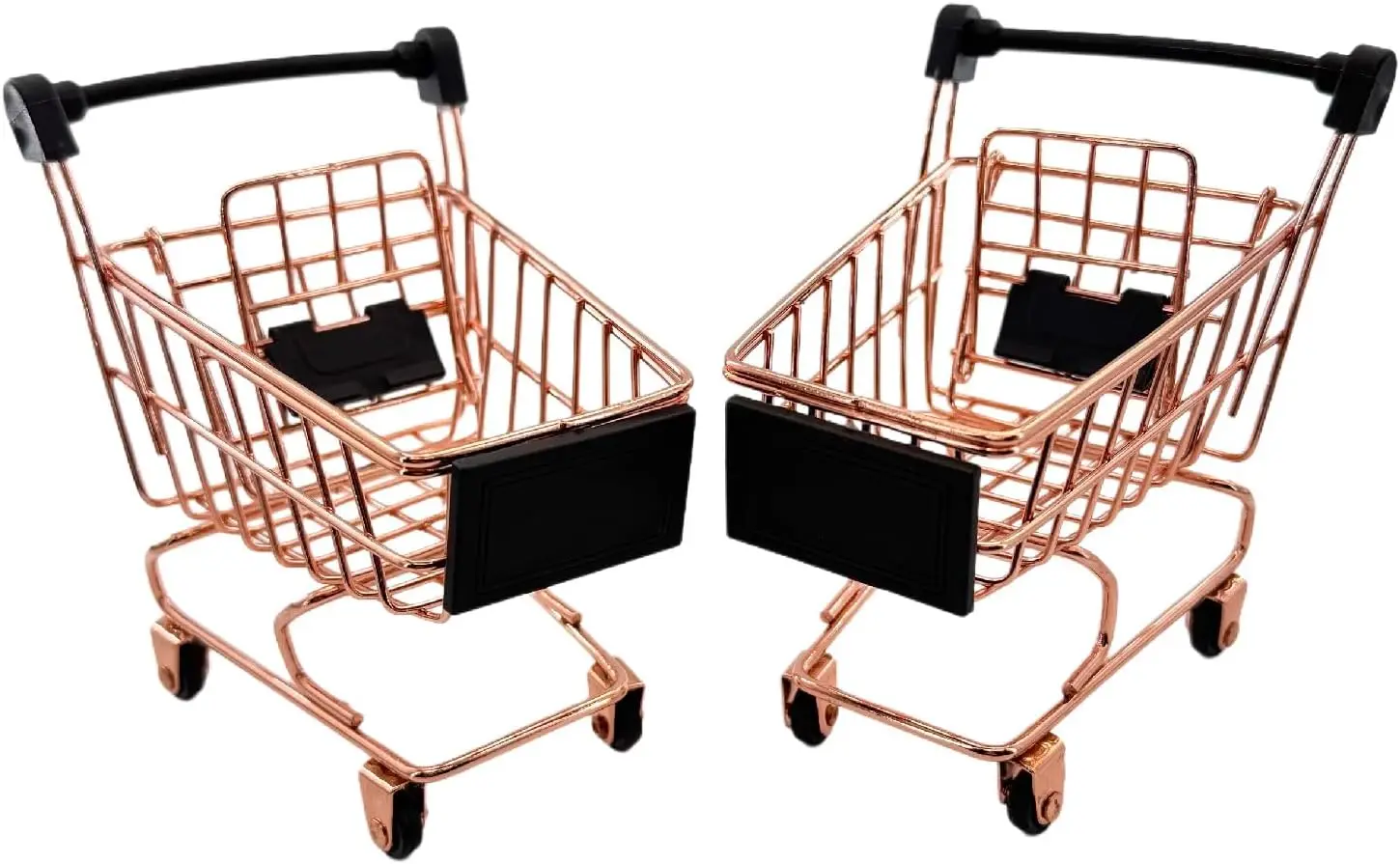 2 Pcs Mini Metal Shopping Cart, Grocery Supermarket Handcart Trolley Desktop Decor
2 Pcs Mini Metal Shopping Cart, Grocery Supermarket Handcart Trolley Desktop Decor