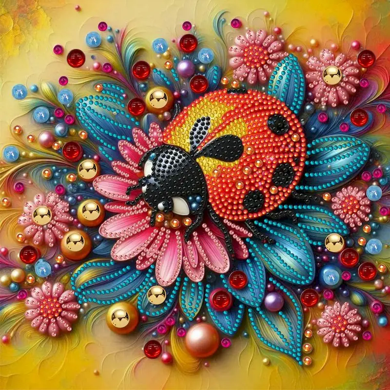 GATYZTORY DIY Flowers and ladybugs 5D Special Shape Diamond Art Kits for Beginners,Diamond Art Painting Kits for Home Wall Decor
GATYZTORY DIY Flowers and ladybugs 5D Special Shape Diamond Art Kits for Beginners,Diamond Art Painting Kits for Home Wall Decor